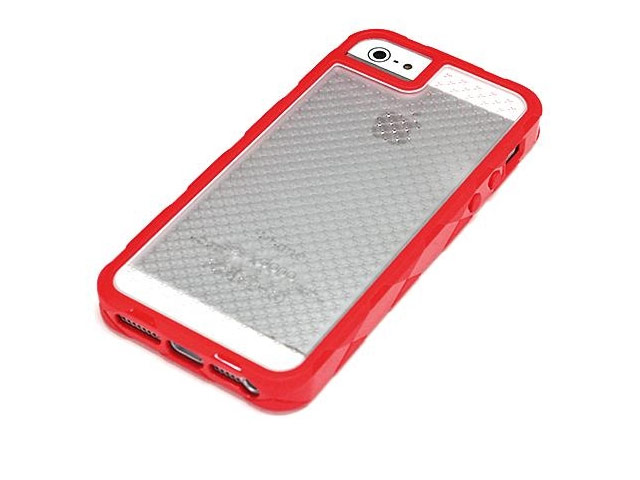 Чехол X-doria Defense 720 case для Apple iPhone 5/5S (красный, поликарбонат)