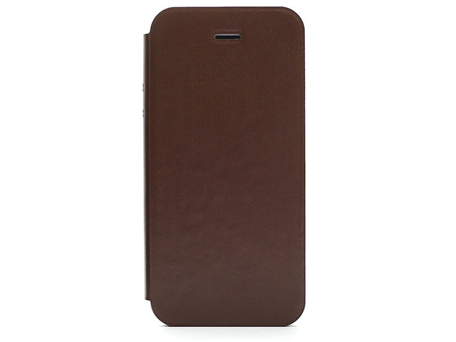 Чехол X-doria Dash Folio Case для Apple iPhone 5/5S (коричневый, кожаный)