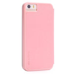 Чехол X-doria Dash Folio Case для Apple iPhone 5/5S (розовый, кожаный)