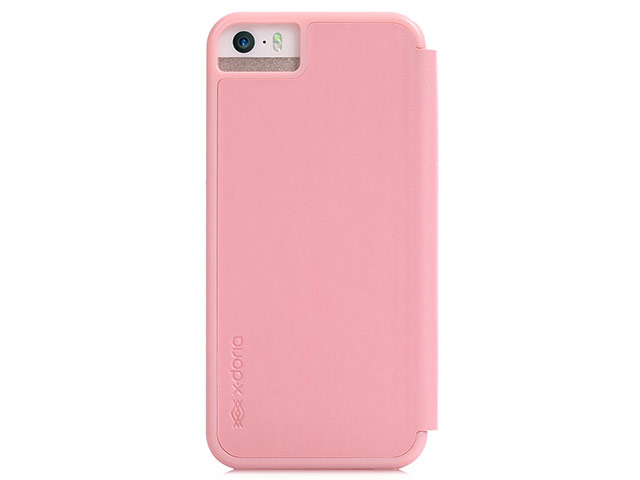 Чехол X-doria Dash Folio Case для Apple iPhone 5/5S (розовый, кожаный)