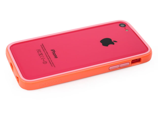 Чехол X-doria Bump Solid Case для Apple iPhone 5C (красный, пластиковый)
