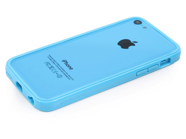 Чехол X-doria Bump Solid Case для Apple iPhone 5C (голубой, пластиковый)