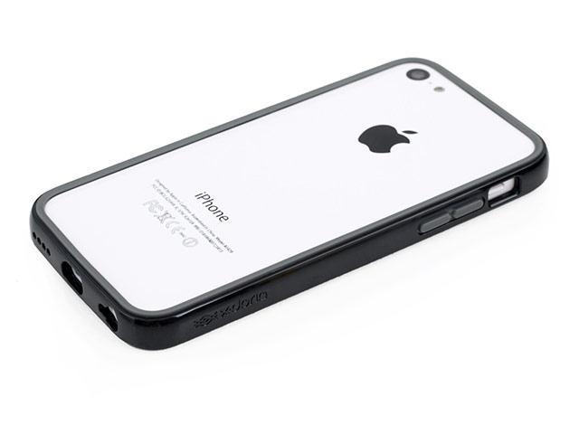 Чехол X-doria Bump Solid Case для Apple iPhone 5C (черный, пластиковый)