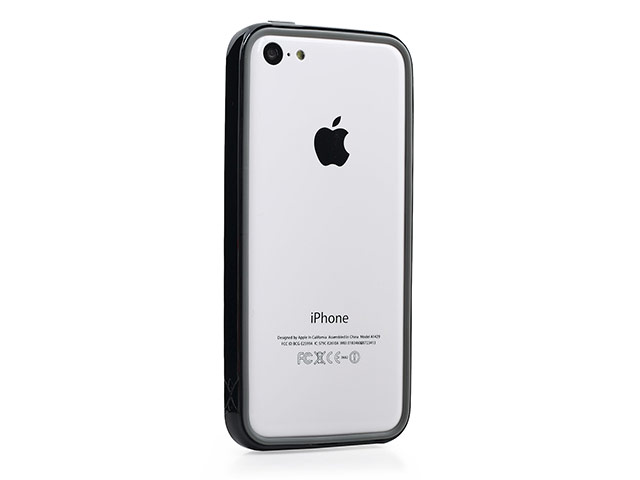 Чехол X-doria Bump Solid Case для Apple iPhone 5C (черный, пластиковый)