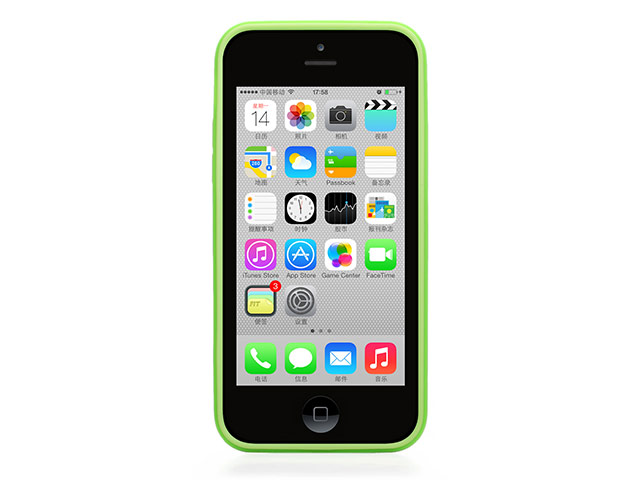 Чехол X-doria Bump Solid Case для Apple iPhone 5C (зеленый, пластиковый)