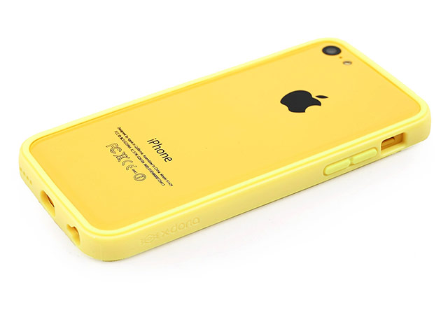 Чехол X-doria Bump Solid Case для Apple iPhone 5C (желтый, пластиковый)