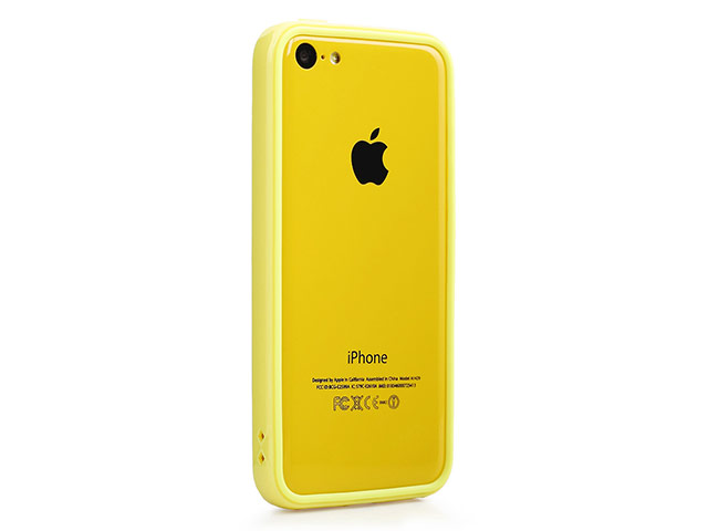 Чехол X-doria Bump Solid Case для Apple iPhone 5C (желтый, пластиковый)