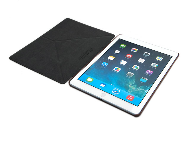 Чехол G-Case Protective Shell для Apple iPad Air (черный, кожаный)