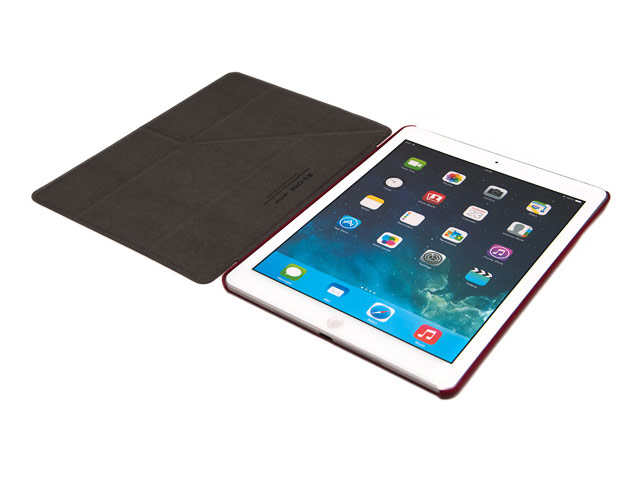 Чехол G-Case Protective Shell для Apple iPad Air (красный, кожаный)