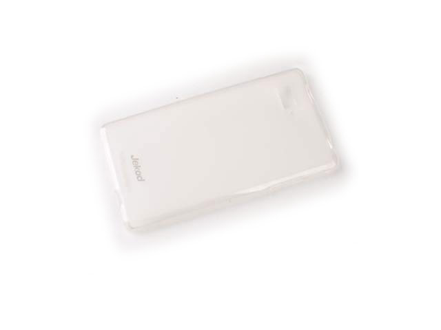 Чехол Jekod Soft case для Lenovo Vibe Z K910 (белый, гелевый)