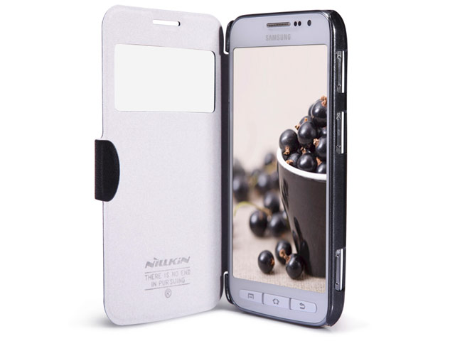 Чехол Nillkin Fresh Series Leather case для Samsung Galaxy Core Advance i8580 (черный, кожаный)