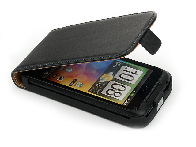 Чехол IMAK Leather Case для HTC Incredible S (черный)