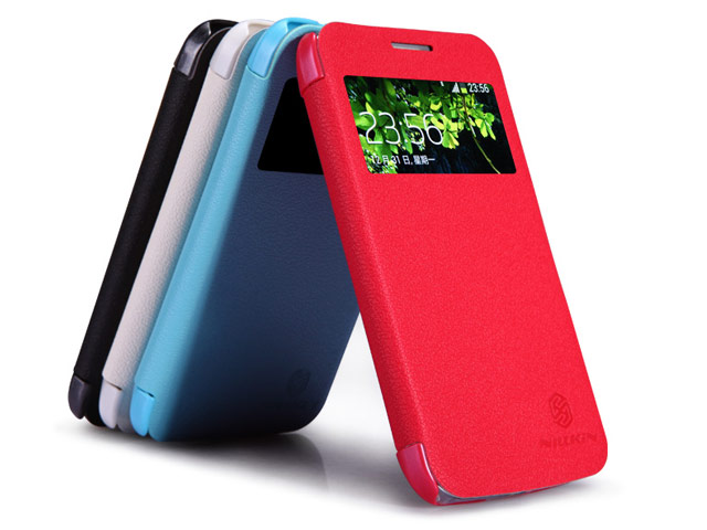 Чехол Nillkin Fresh Series Leather case для Samsung Galaxy Core Advance i8580 (красный, кожаный)