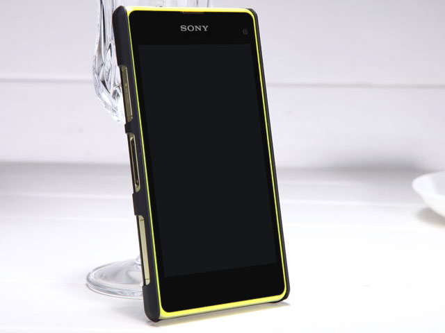 Чехол Nillkin Hard case для Sony Xperia Z1 compact (черный, пластиковый)