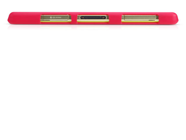 Чехол Nillkin Hard case для Sony Xperia Z1 compact (красный, пластиковый)