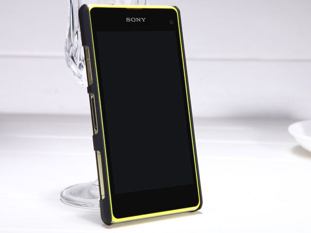 Чехол Nillkin Hard case для Sony Xperia Z1 compact (красный, пластиковый)