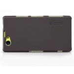 Чехол Nillkin Hard case для Sony Xperia Z1 compact (темно-коричневый, пластиковый)