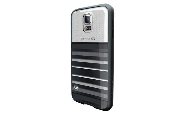 Чехол X-doria Scene Plus Case для Samsung Galaxy S5 i9600 (Black Stripes, пластиковый)