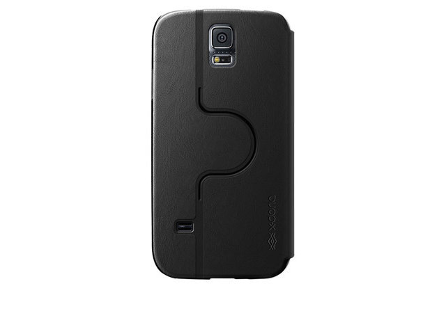 Чехол X-doria Dash Folio Spin case для Samsung Galaxy S5 i9600 (черный, кожаный)