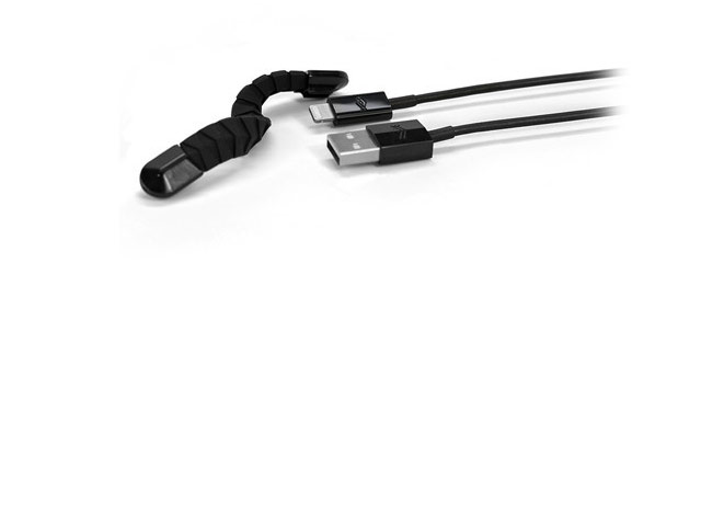 USB-кабель X-Doria Fuse X Lightning Cable (черный, 1 м, Lightning, MFi)