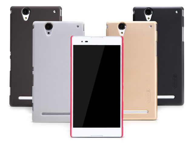 Чехол Nillkin Hard case для Sony Xperia T2 Ultra XM50h (белый, пластиковый)