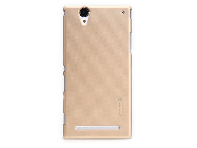 Чехол Nillkin Hard case для Sony Xperia T2 Ultra XM50h (золотистый, пластиковый)