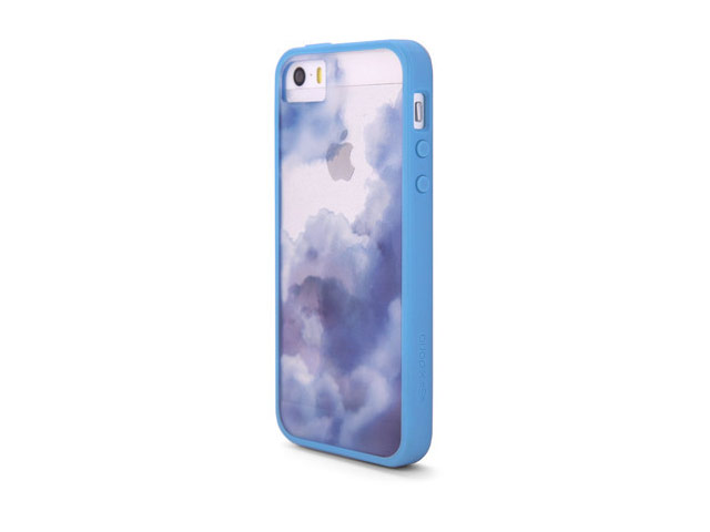 Чехол X-doria Scene Plus Case для Apple iPhone 5/5S (Blue Clouds, пластиковый)