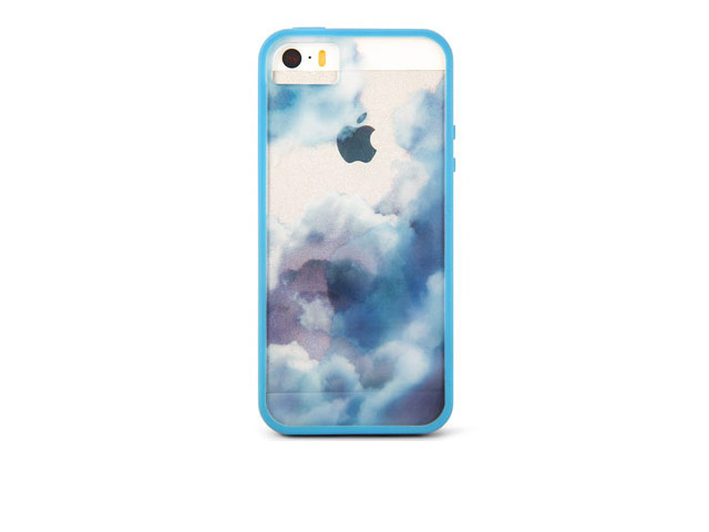Чехол X-doria Scene Plus Case для Apple iPhone 5/5S (Blue Clouds, пластиковый)