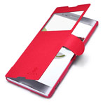 Чехол Nillkin Fresh Series Leather case для Sony Xperia T2 Ultra XM50h (красный, кожаный)