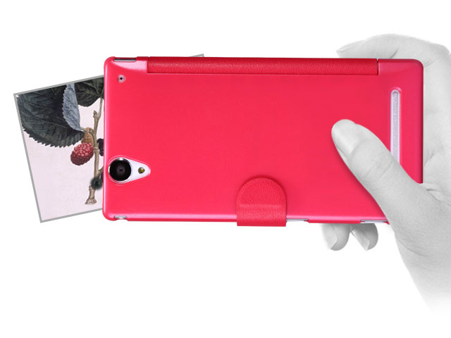 Чехол Nillkin Fresh Series Leather case для Sony Xperia T2 Ultra XM50h (красный, кожаный)