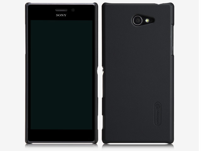 Чехол Nillkin Hard case для Sony Xperia M2 S50H (черный, пластиковый)