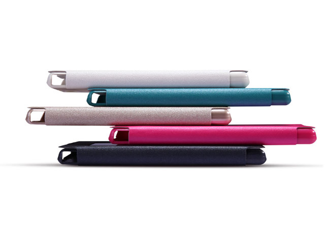 Чехол Nillkin Sparkle Leather Case для Sony Xperia Z1 compact M51W (розовый, кожаный)