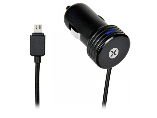 Зарядное устройство Dexim USB Car Charger универсальное (microUSB, 1А, автомобильное, черное)