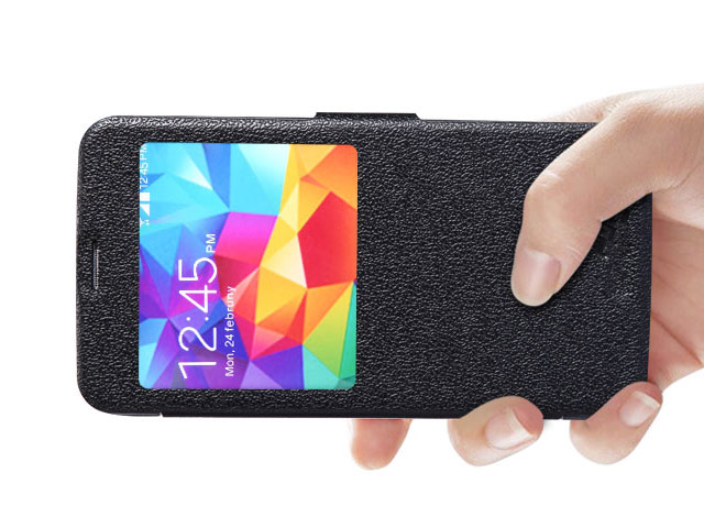 Чехол Nillkin Fresh Series Leather case для Samsung Galaxy S5 SM-G900 (черный, кожаный)