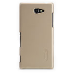 Чехол Nillkin Hard case для Sony Xperia M2 S50H (золотистый, пластиковый)