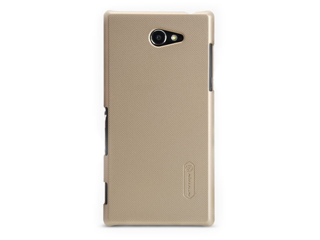 Чехол Nillkin Hard case для Sony Xperia M2 S50H (золотистый, пластиковый)