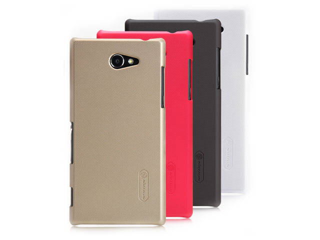 Чехол Nillkin Hard case для Sony Xperia M2 S50H (золотистый, пластиковый)