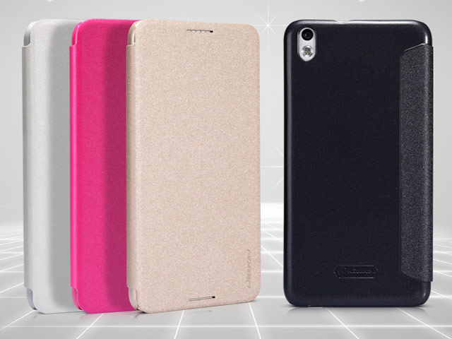 Чехол Nillkin Sparkle Leather Case для HTC Desire 816 (розовый, кожаный)