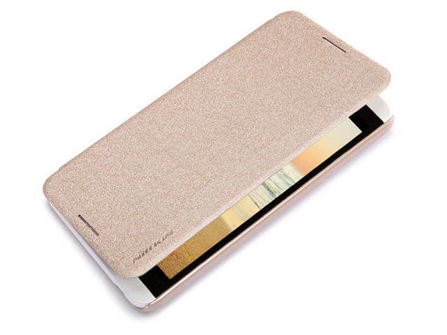 Чехол Nillkin Sparkle Leather Case для HTC Desire 816 (золотистый, кожаный)