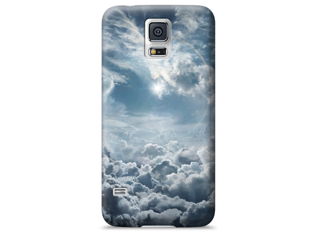 Чехол Yotrix ArtCase для Samsung Galaxy S5 SM-G900 (рисунок Облака, пластиковый)