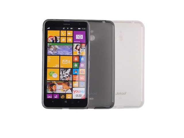Чехол Jekod Soft case для Nokia Lumia 1320 (черный, гелевый)