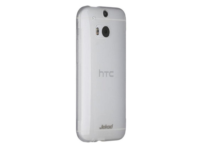 Чехол Jekod Soft case для HTC new One (HTC M8) (белый, гелевый)