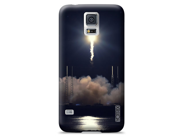 Чехол Yotrix ArtCase для Samsung Galaxy S5 SM-G900 (рисунок Ракета, пластиковый)