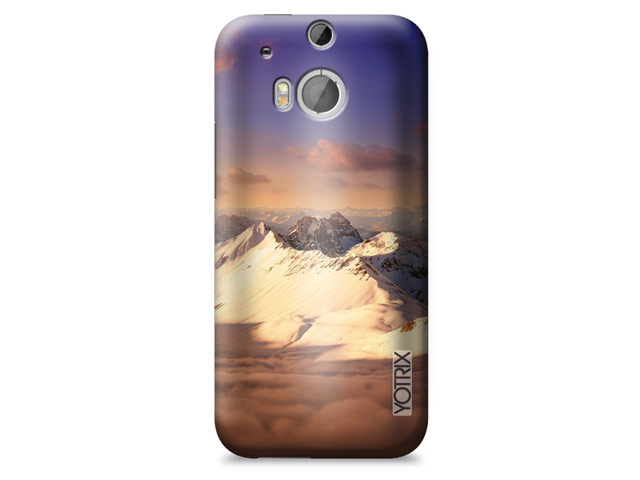 Чехол Yotrix ArtCase для HTC new One (HTC M8) (рисунок Горы, пластиковый)