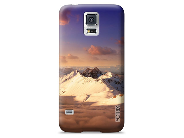 Чехол Yotrix ArtCase для Samsung Galaxy S5 SM-G900 (рисунок Горы, пластиковый)