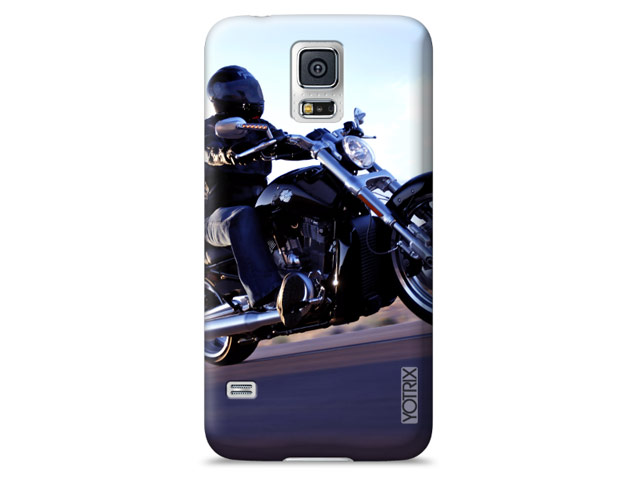 Чехол Yotrix ArtCase для Samsung Galaxy S5 SM-G900 (рисунок Мотоцикл, пластиковый)