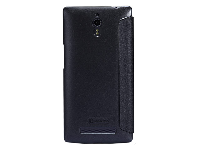 Чехол Nillkin Sparkle Leather Case для OPPO Find 7 X9007 (черный, кожаный)