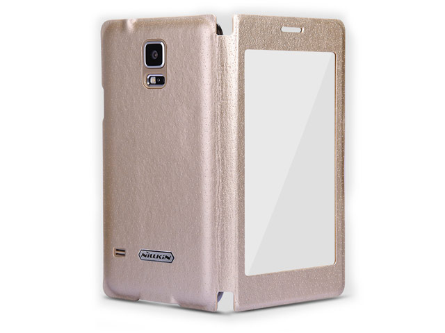 Чехол Nillkin Scene Series Case для Samsung Galaxy S5 i9600 (золотистый, кожаный)