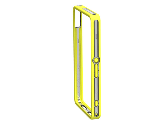 Чехол X-doria Bump Case для Sony Xperia Z1 compact M51W (желтый, пластиковый)