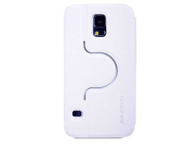 Чехол X-doria Dash Folio Spin case для Samsung Galaxy S5 SM-G900 (белый, кожаный)